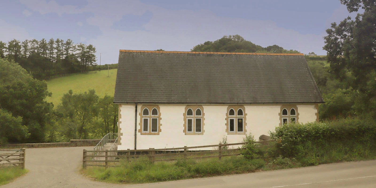 Oxham Hall at Mariansleigh Parish, North Devon 